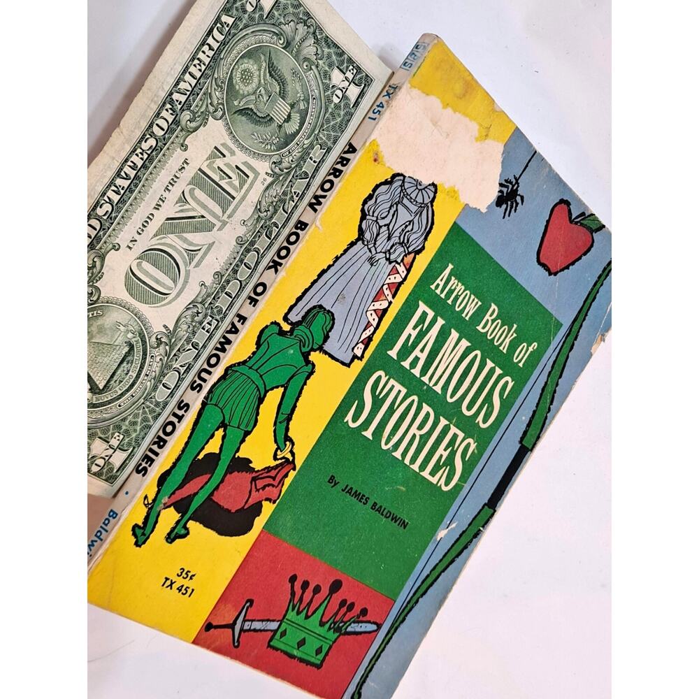 Arrow Book of Famous Stories compiled by James Baldwin (TX 451 Scholastic PB)